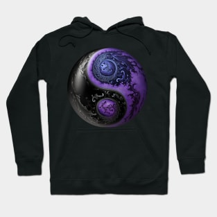 Yin Yang - Black & Purple Hoodie